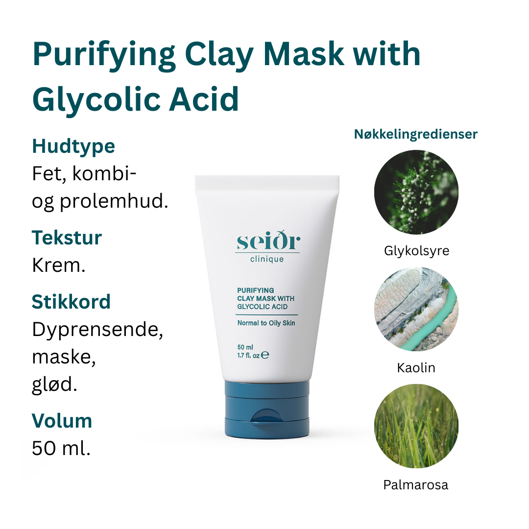 Seidr Ansiktspleie + Maske for Fet Hud